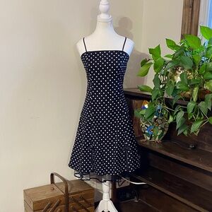 Polka Dot Pin Up Midi Dress 100% Cotton